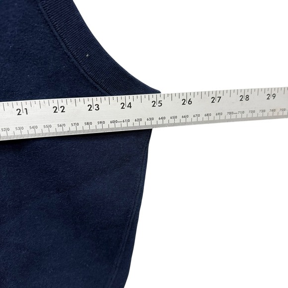 Polo Golf Ralph Lauren Vest Mens Large Navy Blue Golfing Logo Cotton Blend - Picture 6 of 7